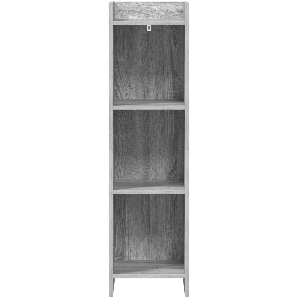 vidaXL Boekenkast Grijs Sonoma 30 x 30 x 111 cm Bewerkt hout, foto 3
