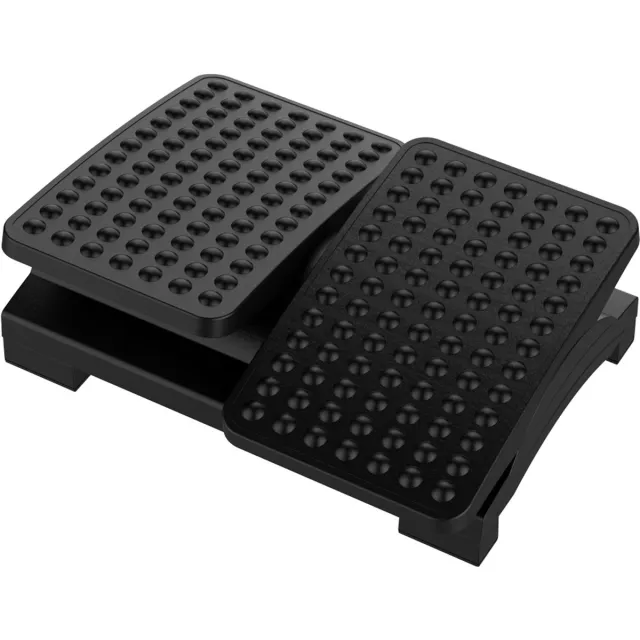 Verotech 70009 - Ergonomische Voetenbankje - Zwart - Antislip - Verstelbaar