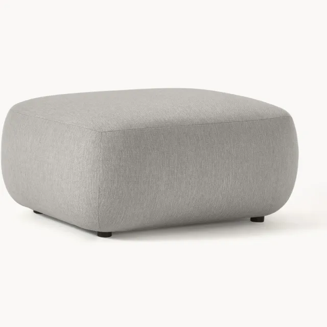 Westwing Collection Voetenbank Sofia Grijs