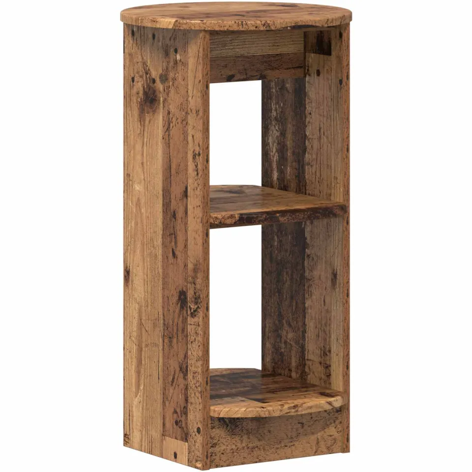 vidaXL Bijzetkast Oudhout 40 x 40 x 75 cm Geconstrueerd hout Bruin