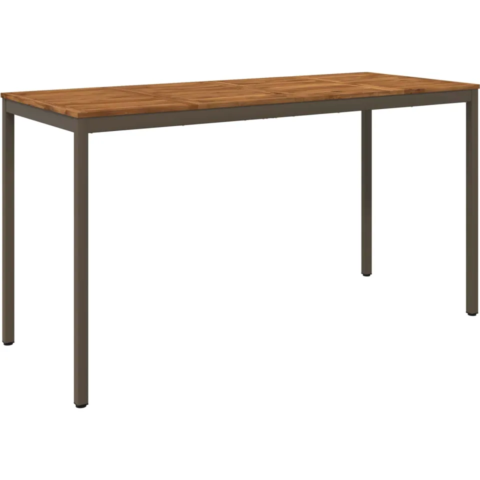 vidaXL Tuinbar Tafel NAARDEN Natuurlijk en Koffie 196 x 80,5 x 105 cm bruin, foto 3