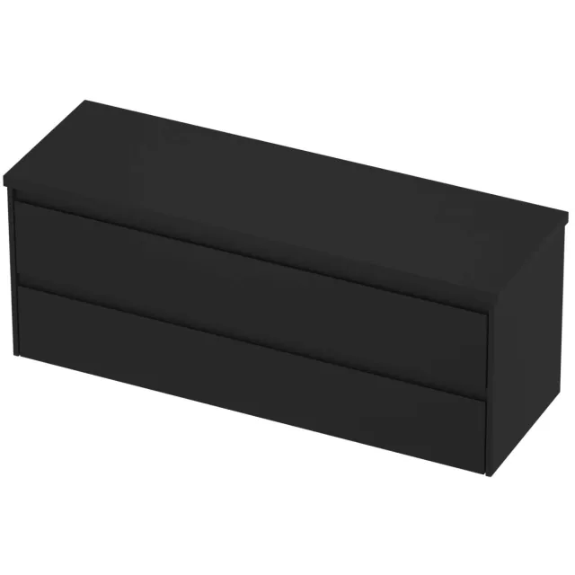 Proline Deck Badmeubelset Symmetrisch 140x46x55 cm Mat Zwart