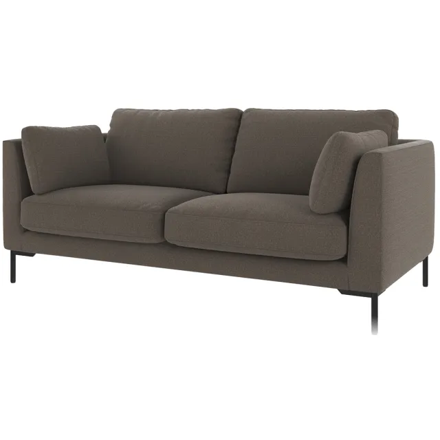 Rowico Home Corwin gestoffeerde 2.5 zitsbank grijs - 238 cm