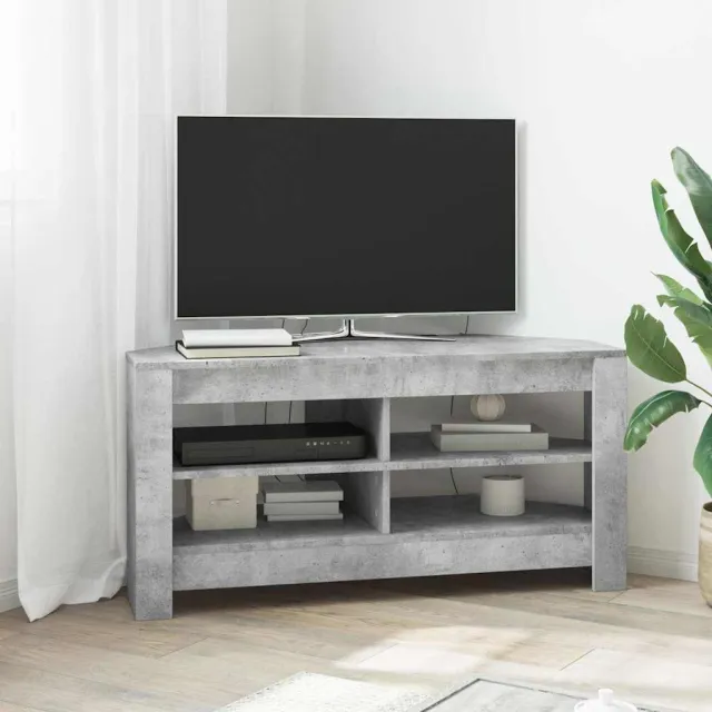 vidaXL HoekTVKast 102 x 41 x 50 cm Betongrijs