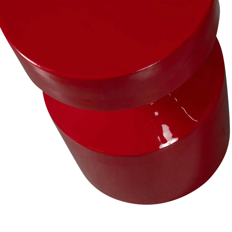 WOOOD Ferry bijzettafel rood red