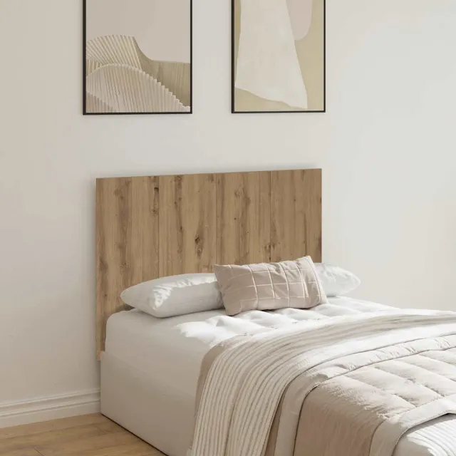 vidaXL Hoofdeinde 120x1,5x80 cm bewerkt hout artisanaal eikenkleur Bruin