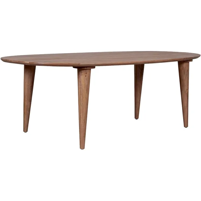 LABEL51 Fly Eetkamertafel - Bruin - Hout - 200 cm - Organisch