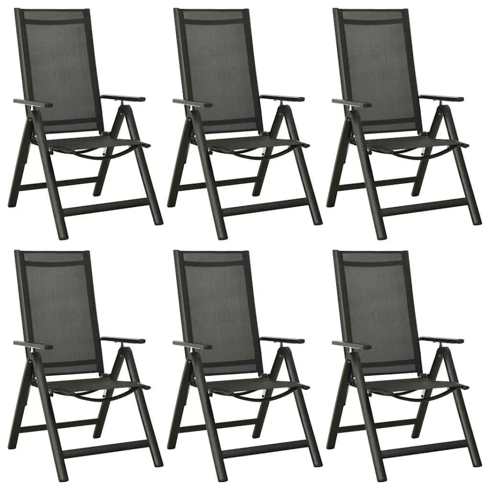 vidaXL 7-delige Tuinset aluminium antracietkleurig, foto 4