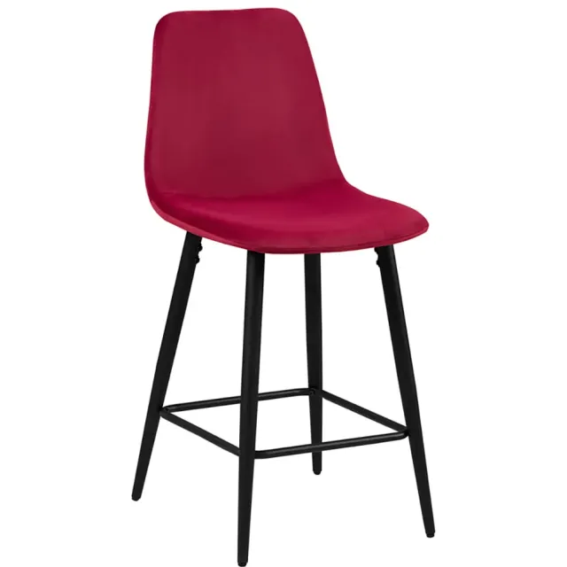 Barkruk Aylin bordeaux Rood
