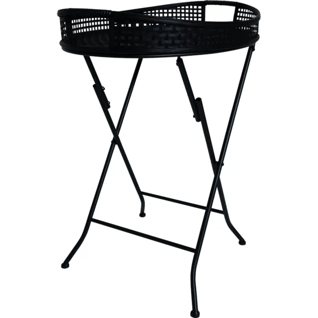 LES Levi bijzettafel 62x43x69,5 cm - zwart