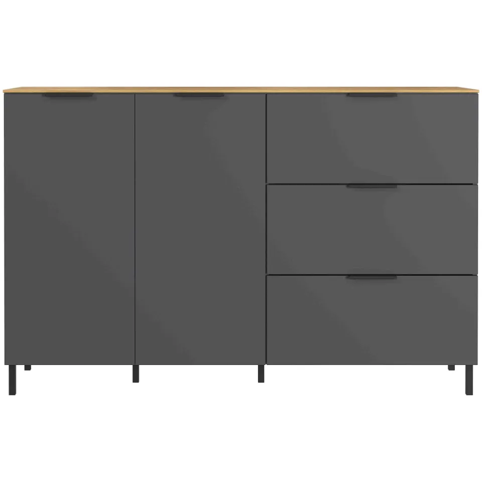 dressoir Amalfi grafiet grijs, foto 3