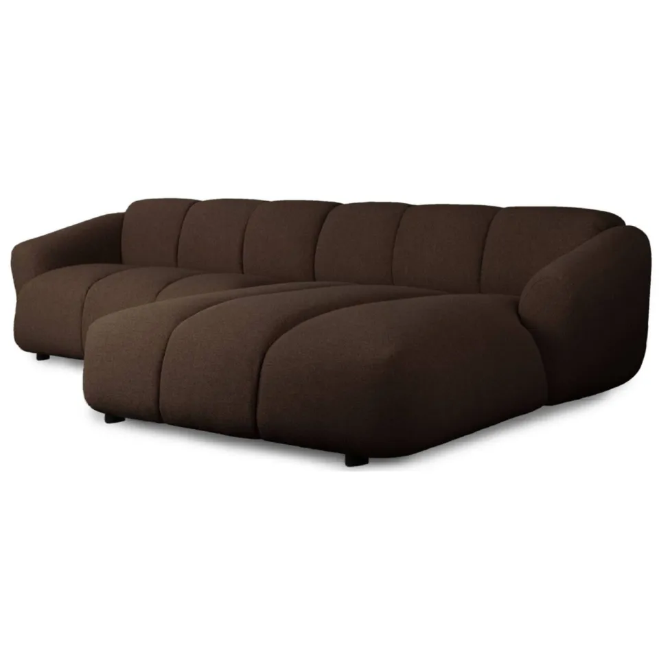 FÉST hoekbank Bollo - bruin, foto 3