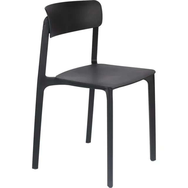 AnLi Style CHAIR CLIVE BLACK Zwart