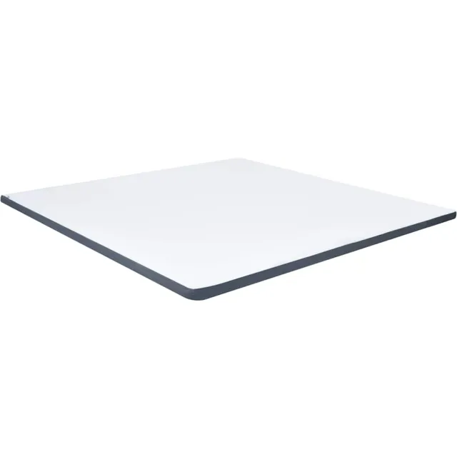 vidaXL Boxspringtopmatras 200x200x5 cm medium zacht Wit