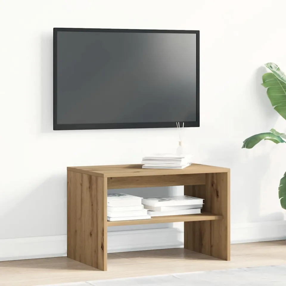 vidaXL Tv-meubel 60x40x40 cm bewerkt hout artisanaal eikenkleur, foto 2