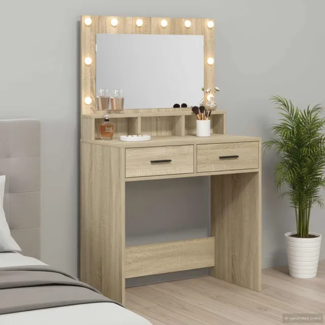 vidaXL Plafondtafel Sonoma Eiken 79 x 41 x 135 cm Bewerkt hout, foto 2
