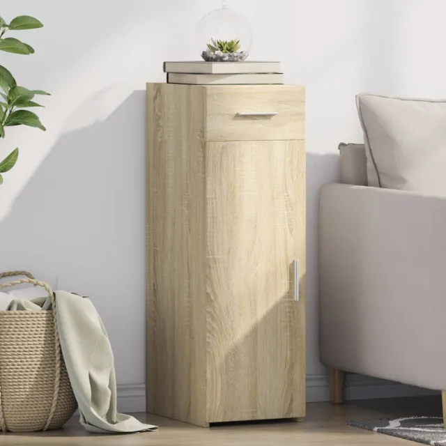 vidaXL Dressoir 30x42,5x93 cm bewerkt hout sonoma eikenkleurig, foto 2