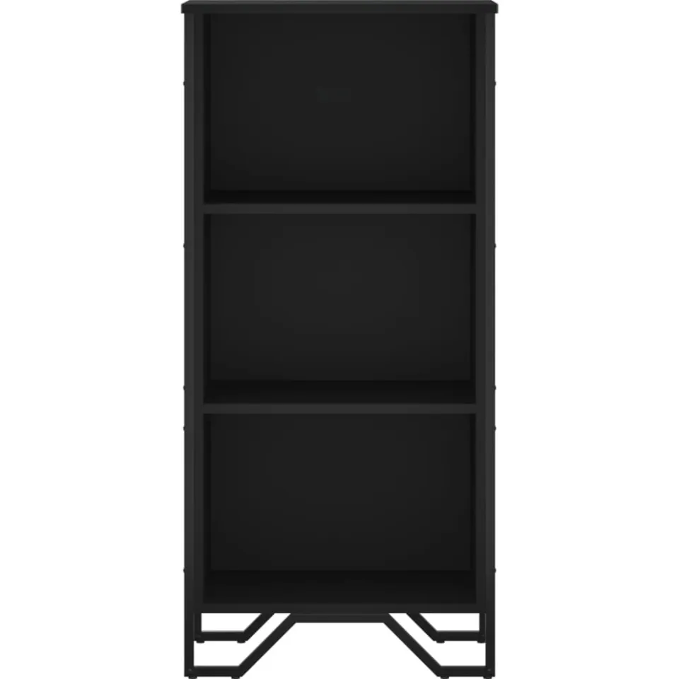 vidaXL Boekenkast 50x31x106 cm bewerkt hout zwart, foto 4