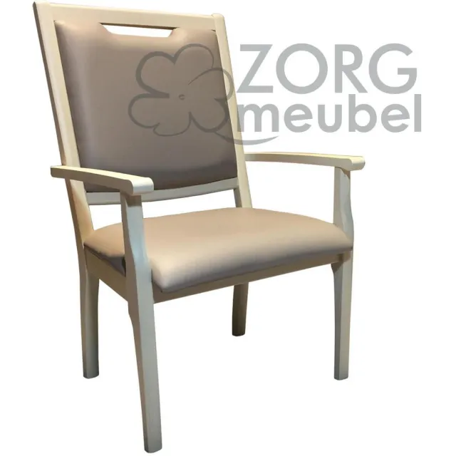 Zorgmeubel Obese stoel Care A XXL Lichaamslengte vanaf 175 cm White Wash