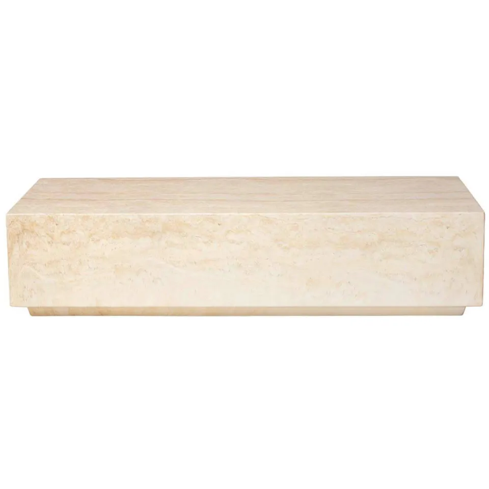 Giga Meubel DÉJA Living Salontafel Ribe - Lichtbruin Composiet - 140x60x32cm, foto 4