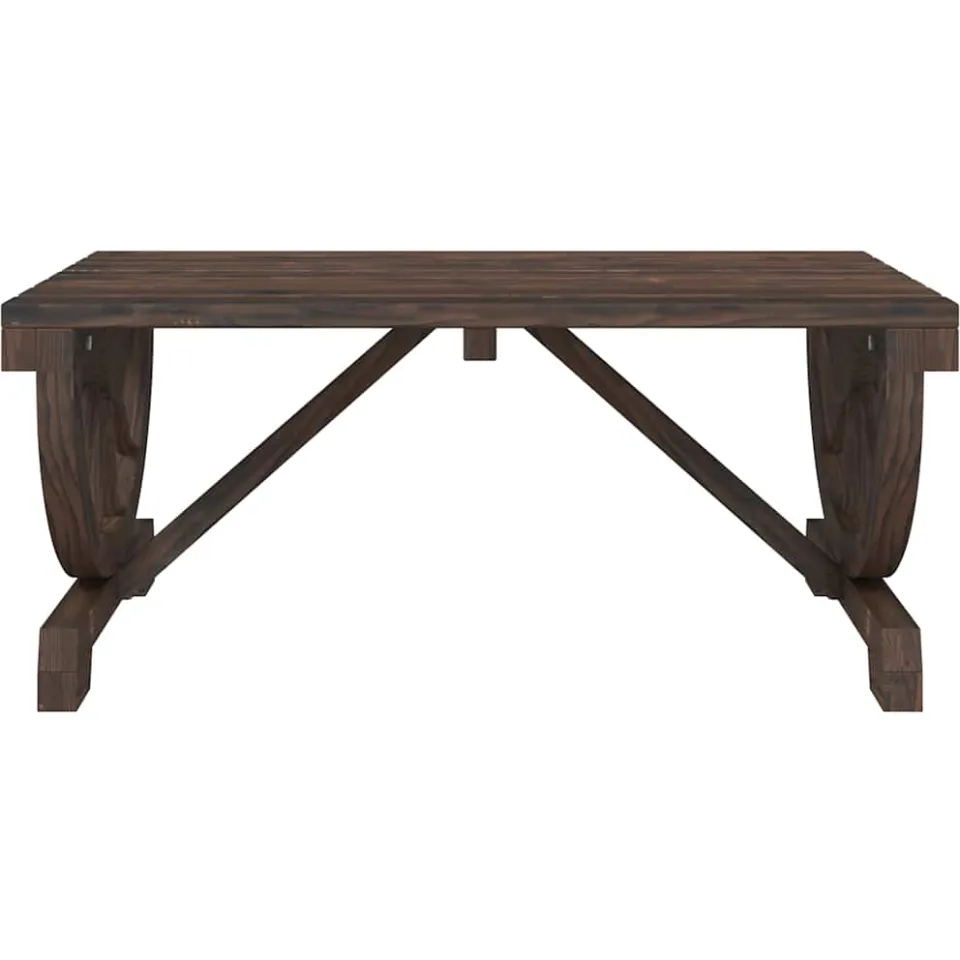 vidaXL Tuintafel 90x50x40 cm massief vurenhout bruin, foto 4