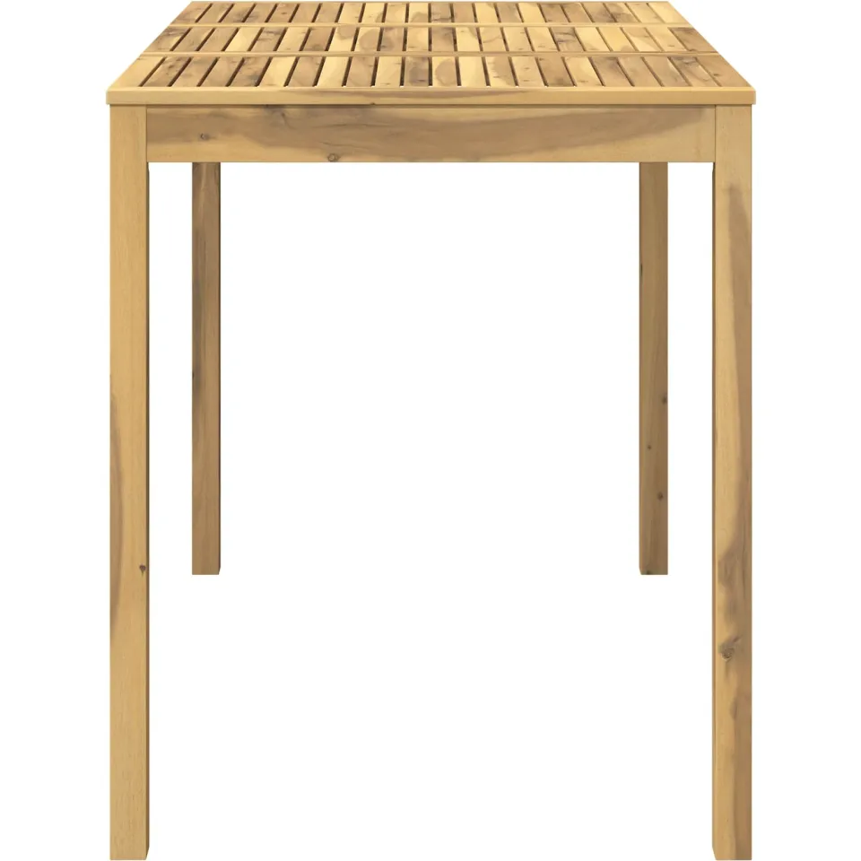 vidaXL Tuinbar Tafel LAREN Witgewassen 147 x 88,5 x 105 cm, foto 4