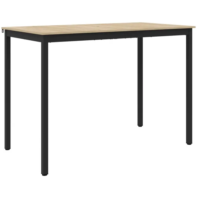 vidaXL Staande - Bartafel - Bewerkt - hout - Rechthoekig Sonoma eiken
