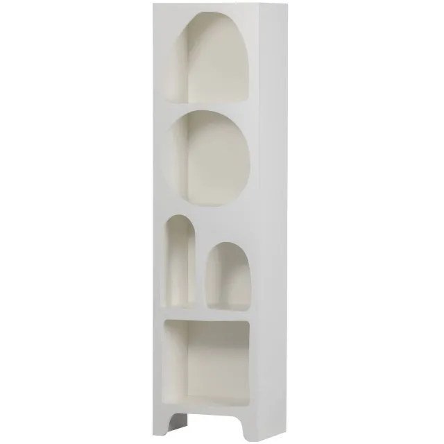WOOOD Caz Vakkenkast - Plywood - Wit - 180x48x32 white