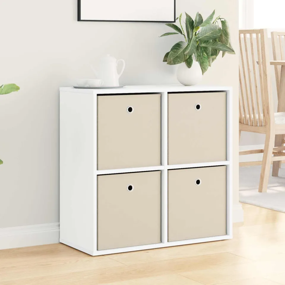 vidaXL Dressoir Wit 68,5 x 32 x 67 cm, foto 4