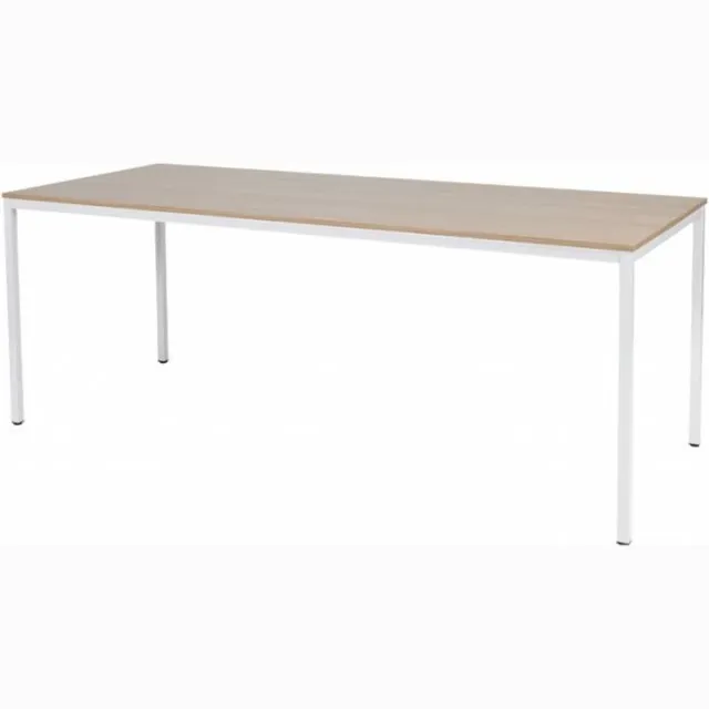 Schaffenburg Domino Basic - Bureautafel - Computertafel - Domino Basic 200x80 Havana Kersen - wit frame