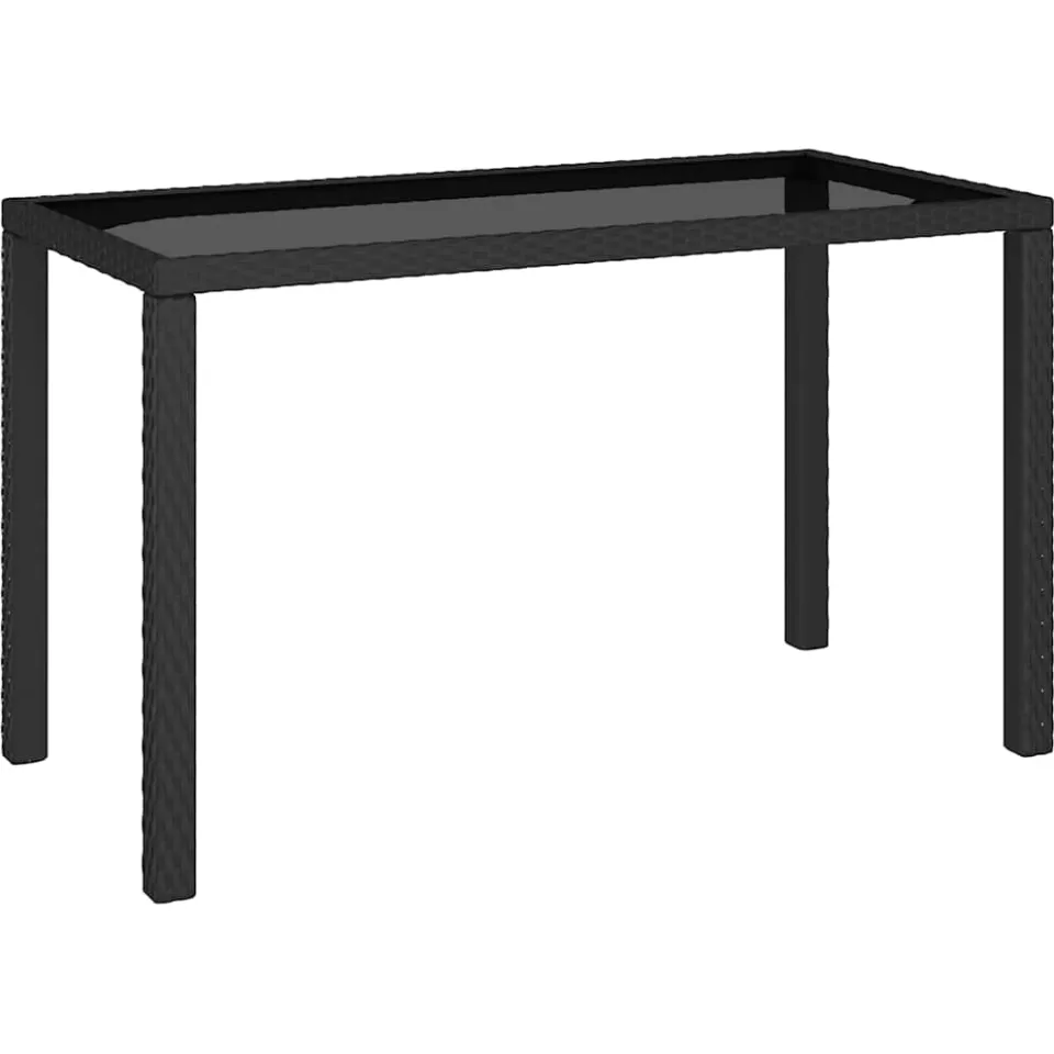 vidaXL 6-delige Tuinset met kussens poly rattan zwart, foto 3