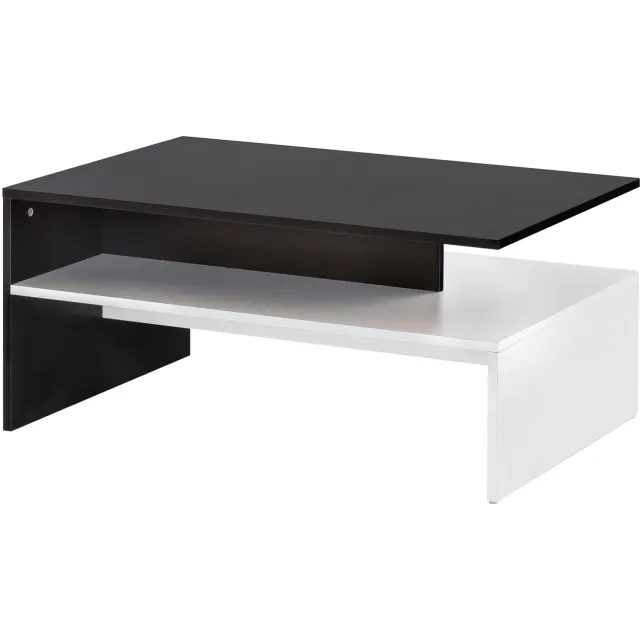 Cosmo Casa Salontafel - 90 x 60 x 42 cm Zwart