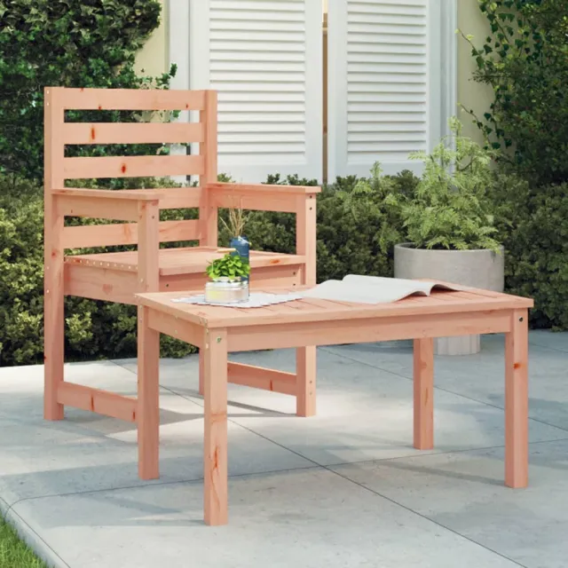 vidaXL Tuintafel 82,5x50,5x45 cm massief douglashout bruin, foto 2