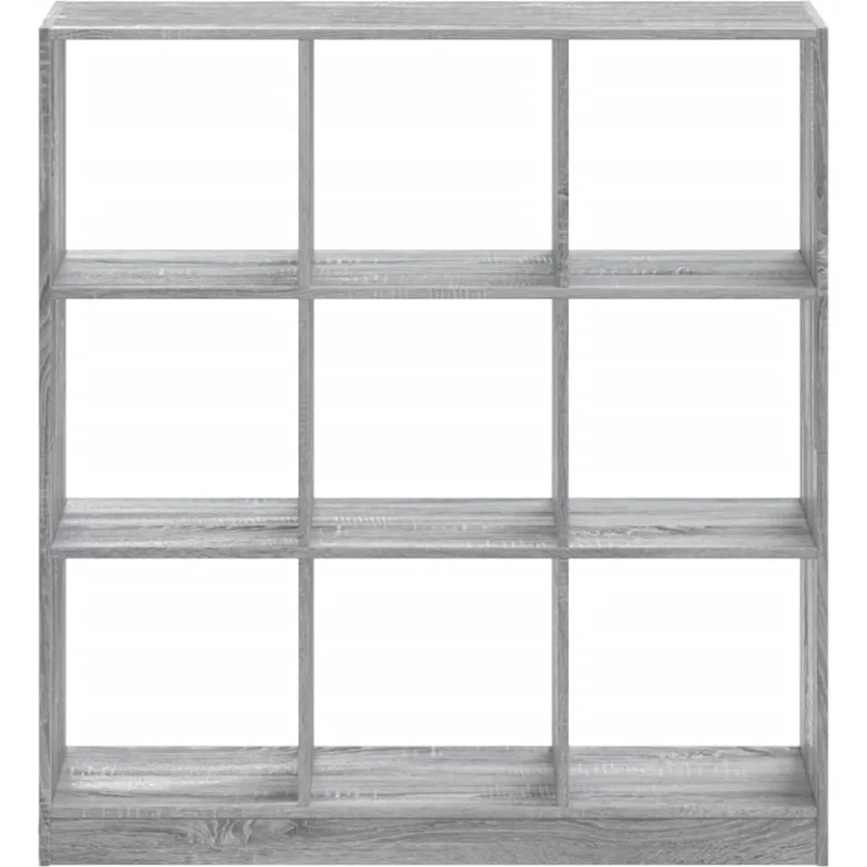 vidaXL Boekenkast 102x32x108 cm bewerkt hout grijs sonoma eikenkleurig, foto 3