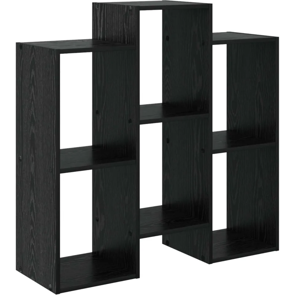 vidaXL Dressoir Zwart Eiken 90 x 30 x 90 cm, foto 3
