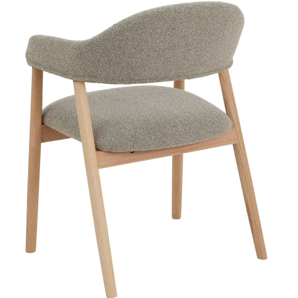 NOUS Living Myra eetkamerstoel taupe, foto 5