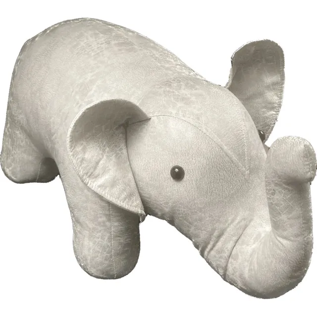 Home Spirit Kruk olifant Poef 62 x 27 x 30 cm Grey