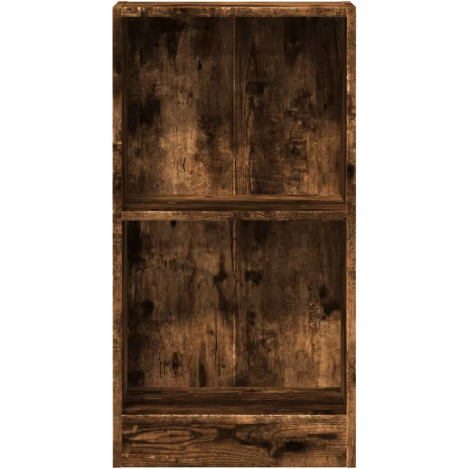 vidaXL Boekenkast 40x24x76 cm bewerkt hout gerookt eikenkleurig, foto 4