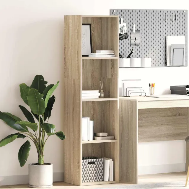 vidaXL Boekenkast 40x30x152 cm bewerkt hout sonoma eikenkleurig Bruin