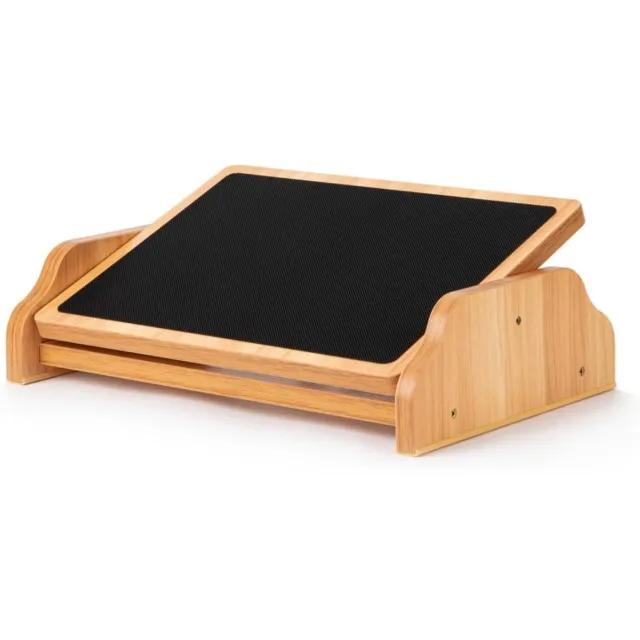 DailySupplies® Voetensteun Bureau - Voetenbankje - Voetsteun - Bruin / Zwart Bruin en Zwart
