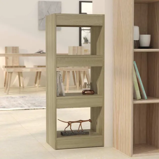 vidaXL Boekenkast/kamerscherm 40x30x103 cm bewerkt hout sonoma eiken, foto 2