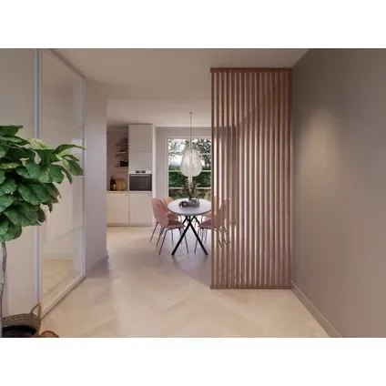 CanDo Decowall Roomdivider Vloer- En Plafondprofielset - Walnoot - Recht, foto 3