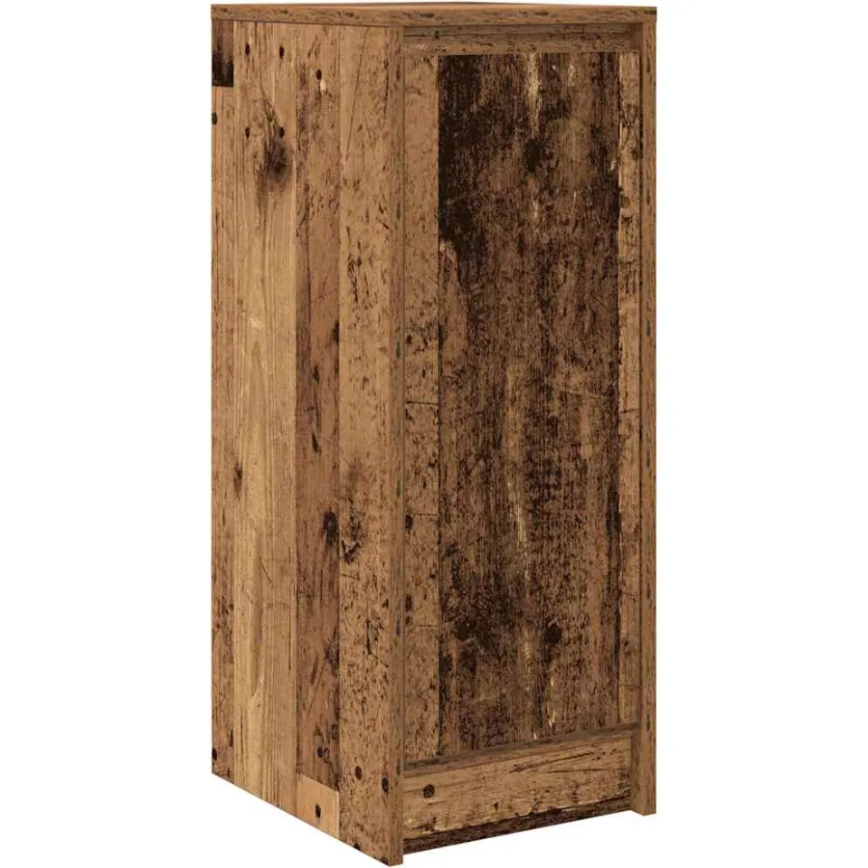 vidaXL Dressoir 29,5x34x76 cm bewerkt hout oud houtkleurig bruin, foto 4