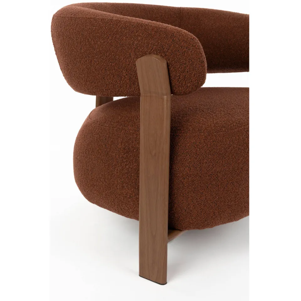 Housecraft Living Robyn Fauteuil Bruin, foto 6