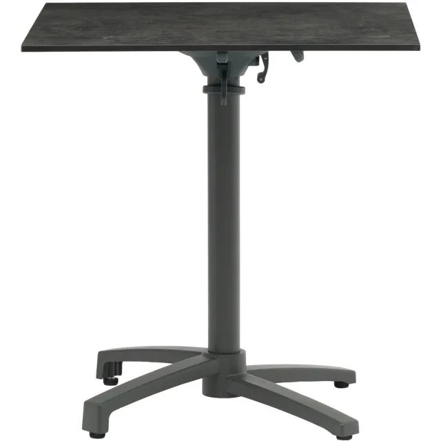 SenS-Line Julia HPL bistro table 70x70cm anthracite Grijs