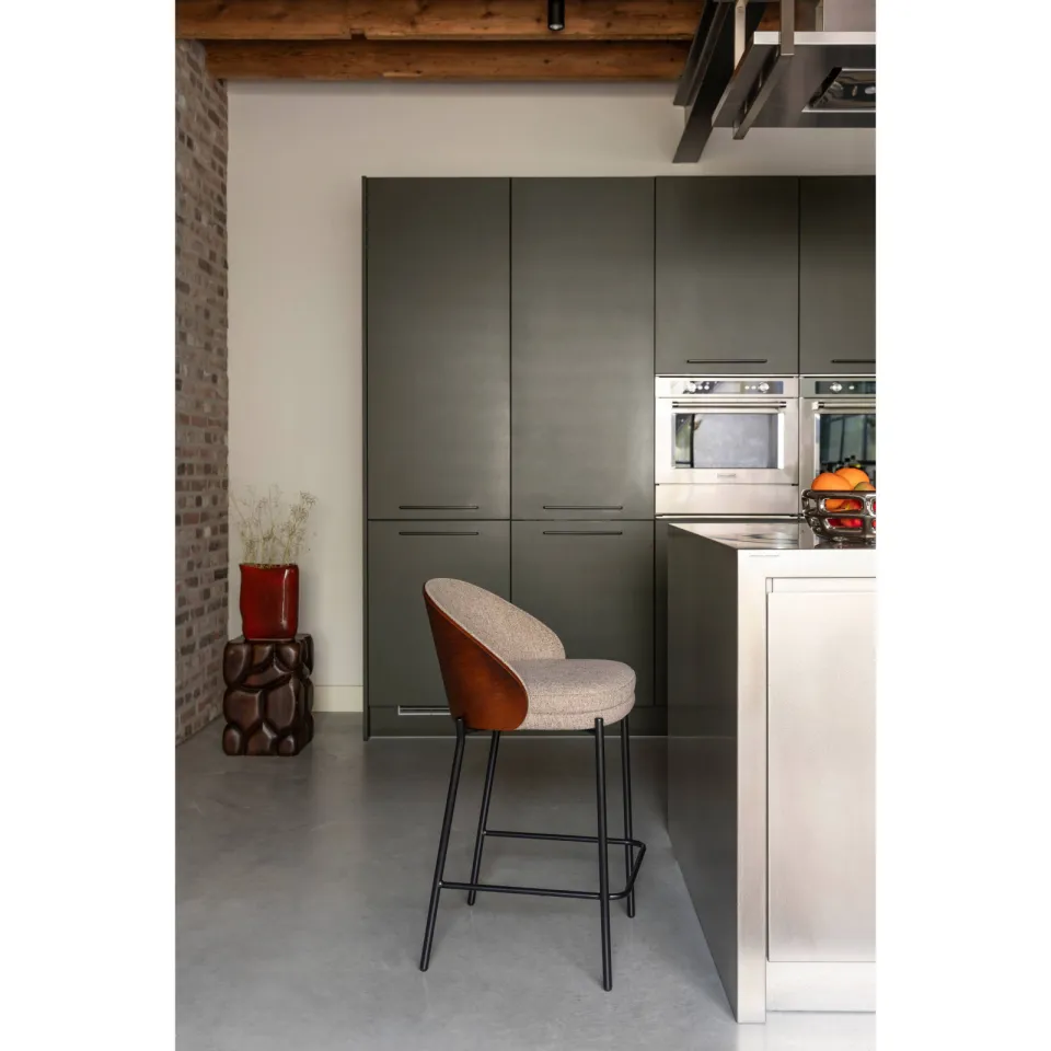 Dutchbone Rodin barkruk beige, foto 8