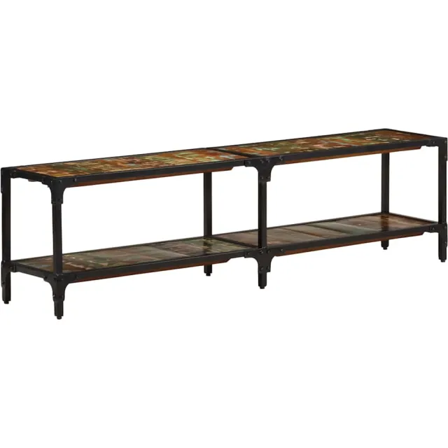 vidaXL Tv-meubel 150x30x41 cm massief gerecycled hout Meerkleurig