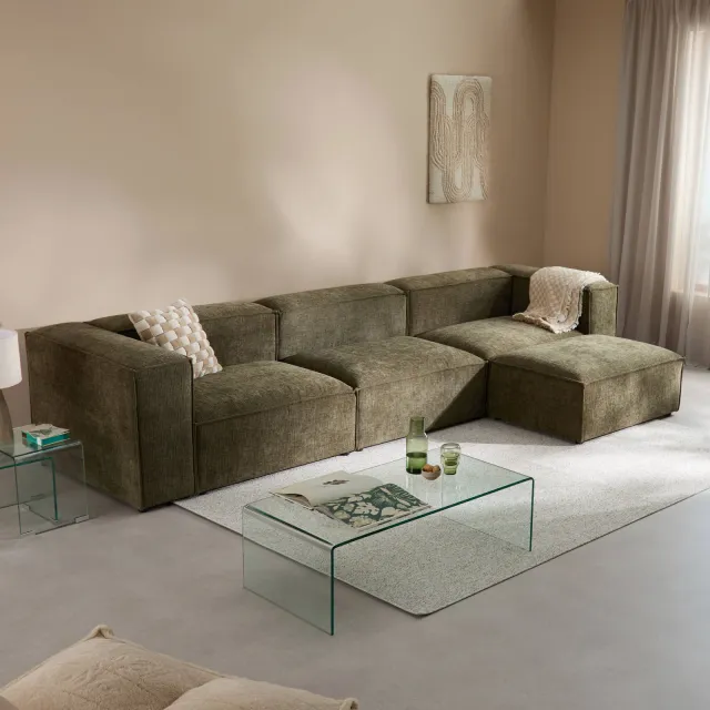 NOUS Living Igor 4-zitsbank donkergroen, foto 2