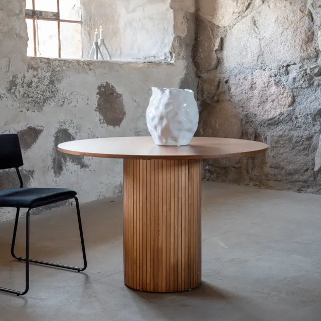 Nohr Fionna ronde eettafel walnoot, foto 2