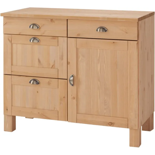Notio Living Toscana-CupBoard - 4-laden 1-deur - Gebeitst Bruin